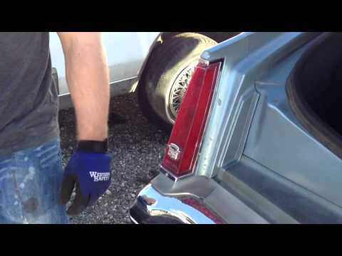 Cadillac Eldorado Biarritz Taillight replacement procedure – Part 1
