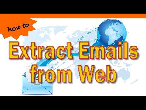 how to harvest email addresses from websites