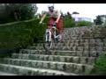 bajando escaleras en mtb