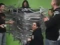 Duck taped to a wall
