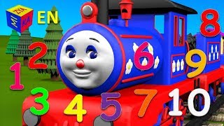 Learn To Count From 1 To 10 With Choo-Choo Train