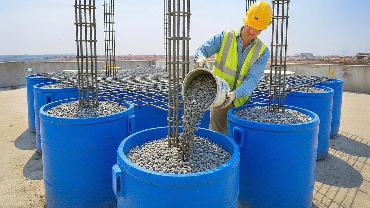 A 60 Year Old Plumber Surprises Everyone! Endless Free Water Source From empty barrel + PVC!