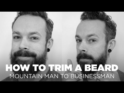 how to trim beard