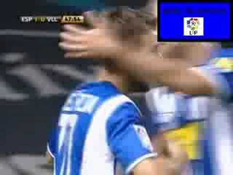 Gol de Luis Garc&iacute;a al Real Valladolid