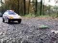 Politie achtervolging met explosie Leuk bedacht