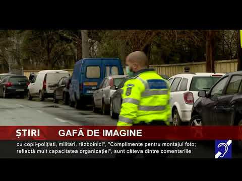 Gafă de imagine, comisă de Poliția Română