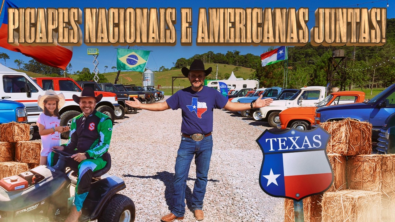 Peguei estrada com a turma das picapes até o Texas no Brasil!