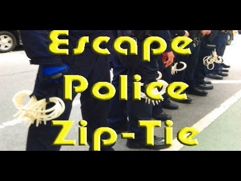 how to break zip tie restraints