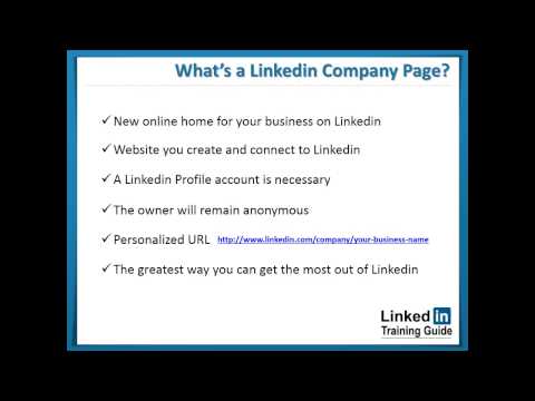 how to set up a company page on linkedin
