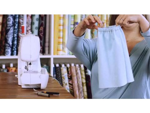 how to attach elastic to a waistband