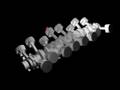 videos de V16 engine animation