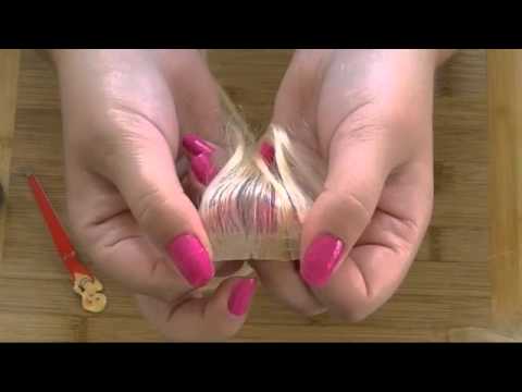 how to apply cinderella t-hair extensions