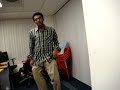 Vipin Vinayan doing moon walk