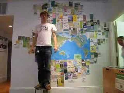Time-lapse film of the annual update of Green Map Systems' "Wall of Maps". In 2007 almost 100 new Green Maps were published around the world. 