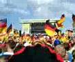 Deutschland Schweden vorm Brandenburgertor