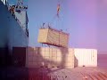 Mix of clips and pics from ACB-1's deployment to assist the Army in transport of 1500+ pieces of equipment from ship to shore.