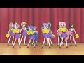 lucky star OP Full Dancing Version.characters are practicing cheer dance.From The 24th (last) story.