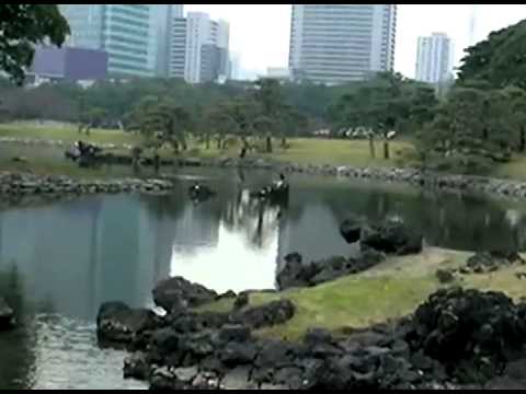 rikyu - HAMA-RIKYU GARDENS, TOKYO JAPAN.