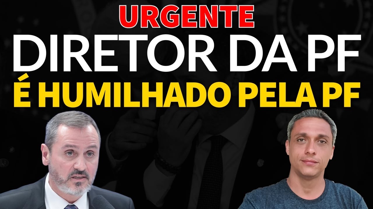 URGENTE - Diretor da PF é humilhado pela própria PF após defender membros do PCC