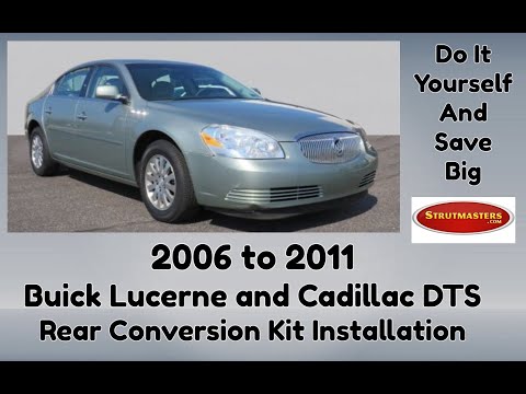 2006-2011 Buick Lucerne CXL With A Strutmasters Air Suspension Conversion (Install Video)
