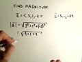 Vectors - Finding Magnitude or Length Vectors - Finding Magnitude or Length