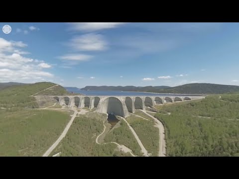 Virtual tour of the Daniel-Johnson Dam