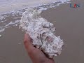 Dünenabbruchkante auf Langeoog im Sonnenuntergang