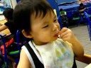 Eating fries