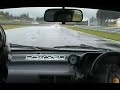 Daihatsu Charade GTTI track day in car footage.