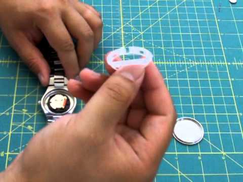 how to change the battery in a watch