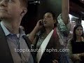 Signing Autographs at 24 Hour Plays on Broadway Afterparty in NYC