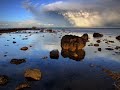 isle of wight sea sky and lightning and landscapes