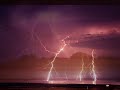 isle of wight sea sky and lightning and landscapes
