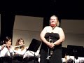 Jeanne Pocius Trumpet Soloist A TRUMPETER'S LULLABY with Middle Creek Marching Band, Apex, NC