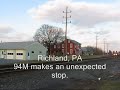 norfolk southern sd40 2 with leslie rs5t horn!