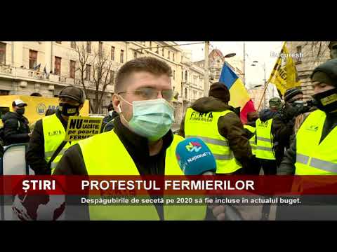 Protestul fermierilor, la Ministerul Agriculturii