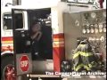 Sad fireman in fire engine Sad fireman in fire engine