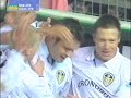 mark viduka scoring for leeds v manure football sport united utd super old trafford