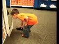 busting out dancing at the shoe store