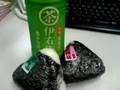 日本人はおにぎり　080901　朝飯　davy
