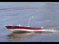 RC boat scale model Riva Ariston