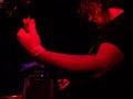 here's some other drunken mong jumping on stage and trashing wolf eyes gear. the dumb stuff happens right at the start, but the guitarist copes admirably by retrieving what's left of the equipment & cranking out more bowel-busting noise from it.