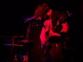 here's some other drunken mong jumping on stage and trashing wolf eyes gear. the dumb stuff happens right at the start, but the guitarist copes admirably by retrieving what's left of the equipment & cranking out more bowel-busting noise from it.