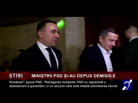 Miniștrii PSD și-au depus demisiile