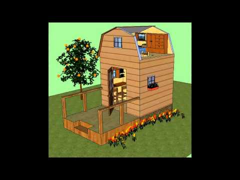 Cabin - I designed this for a contest but it came out so good I thought maybe someone would want to build one. The complete Sketchup file is available on my website ...