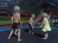 Glad gjeng på trampolinen Glad gjeng på trampolinen