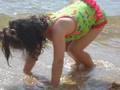 lélia a la plage
