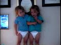 Identical 2yr old twin girls Jump on da Butt The Trilogy