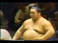 昭和59年夏場所14日目　北の湖 対 若島津