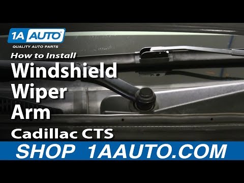 How To Install Replace Windshield Wiper Arm 2003-10 Cadillac CTS